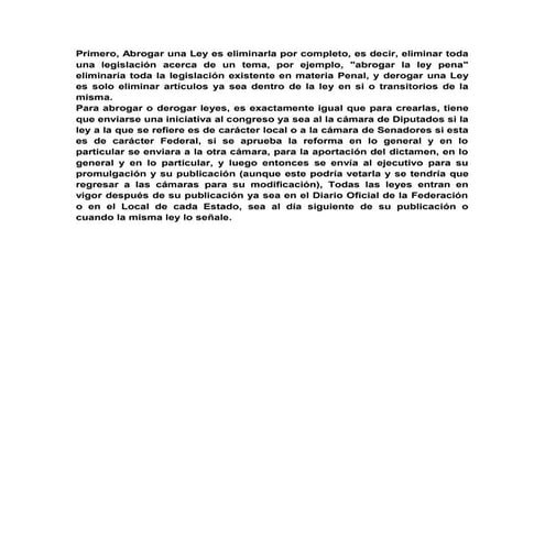 Como abrogar una ley
