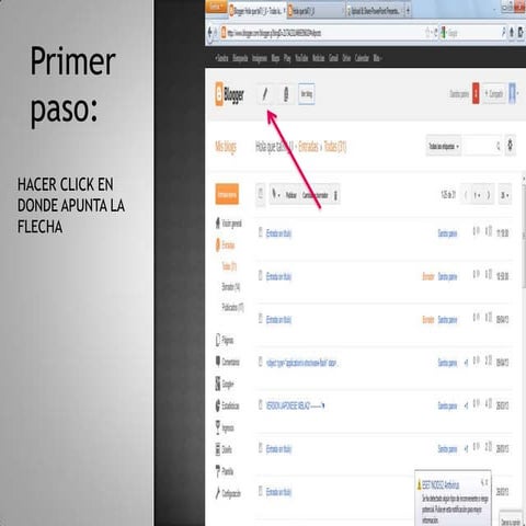 Como insertar una imagen a blogger