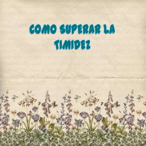 Como superar la timidez