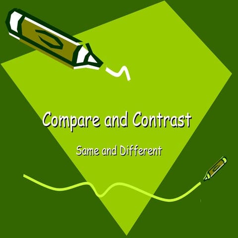 Compare and contrast_ppt