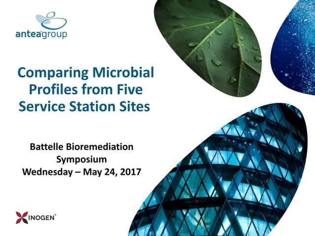 Comparing Microbial Profiles from Five Service Station Sites 