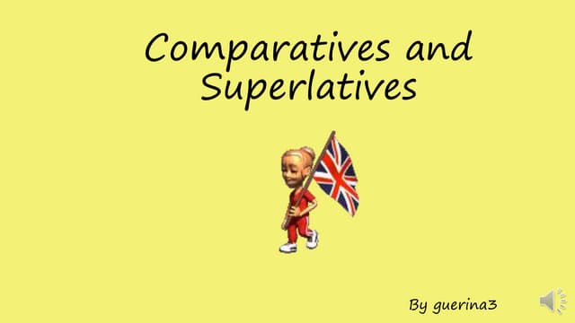 Comparison of adjectives