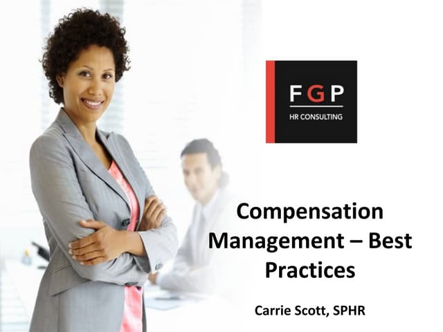 The Impact of Compensation 10 28 14