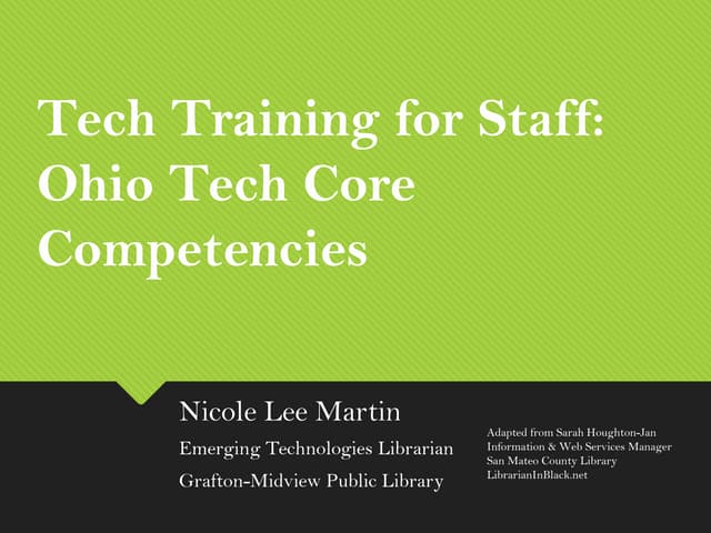 Competencies for library staff edited 2015