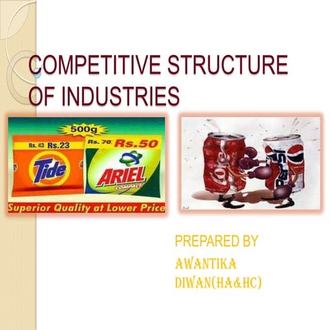 Competitive structure of industries