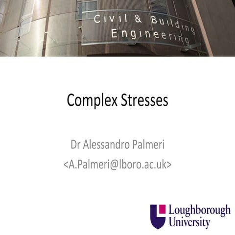 Complex stresses (2nd year)