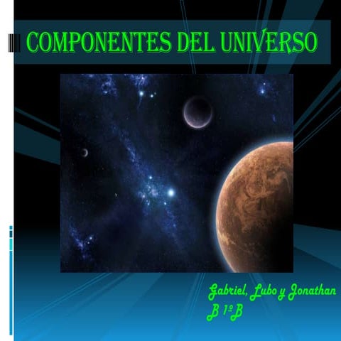 Componentes del universo