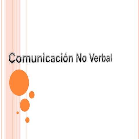 Comunicación no verbal