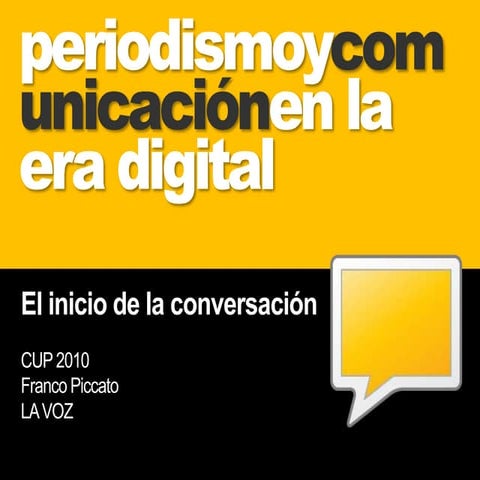 Comunicacion institucional 2010