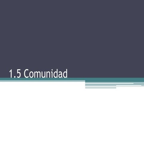 Comunidad