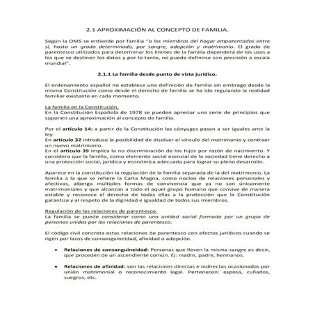 Concepto de familia