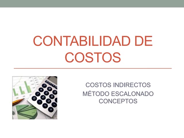 Conceptos de método escalonado