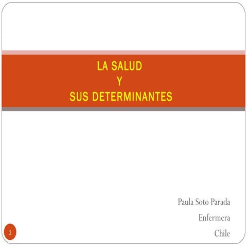 Concepto salud enfermedad y epidemiología