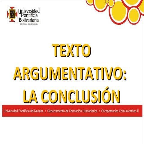 Conclusión y cierre 