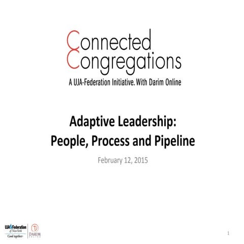 Connected Congregations: Adaptive Leadership Webinar