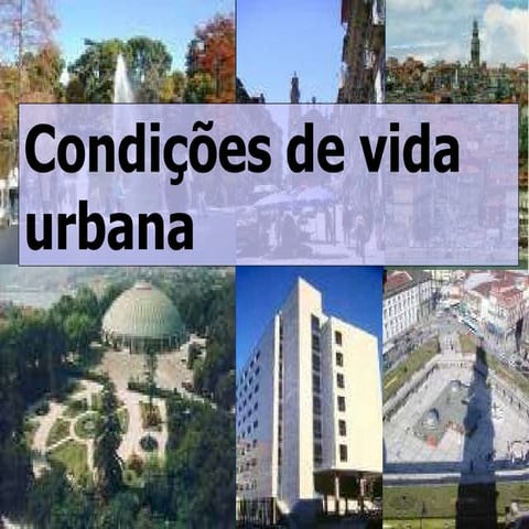CondiçOes De Vida Urbana