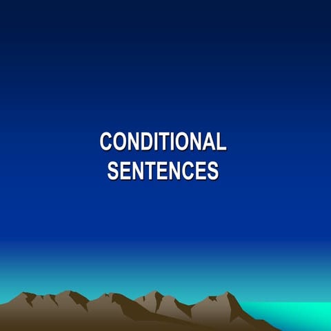 Conditional sentences na1