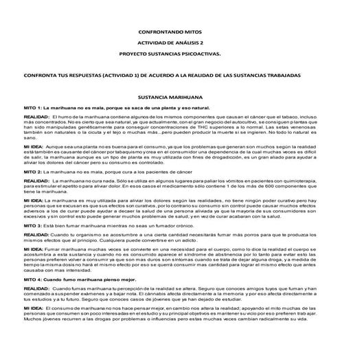 Confrontando mitos. actividad 2 1