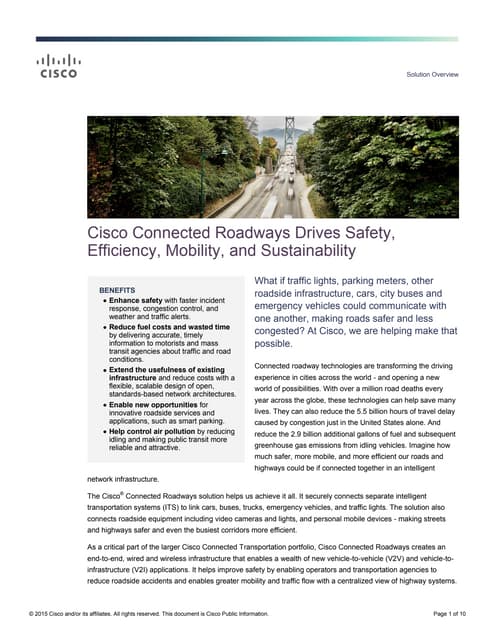 Davra IOT Solution - Connected Roadways