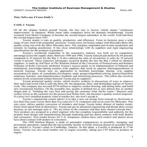 Consumer behaviour 2