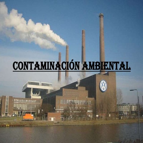 Contaminación ambiental