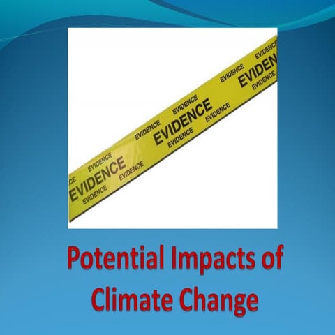 Contemporary evidence of climate change