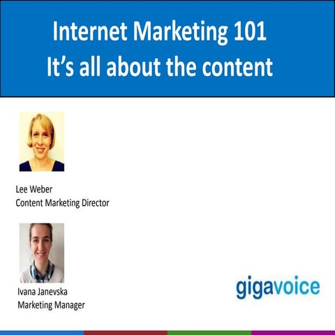 Internet Marketing: It's all about the content