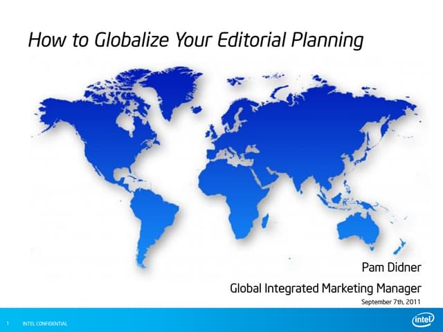 How to Globalize Editorial Planning