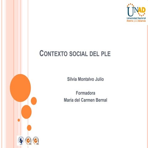 CONTEXTO DEL PLE_ TICS Y CATEDRA