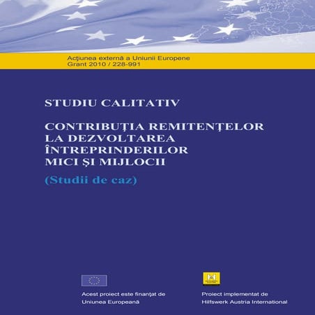 Contributia remitentelor la dezvoltarea IMM