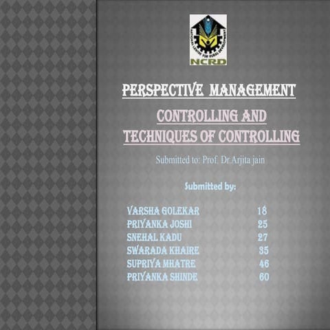 Controlling (mngt. function)
