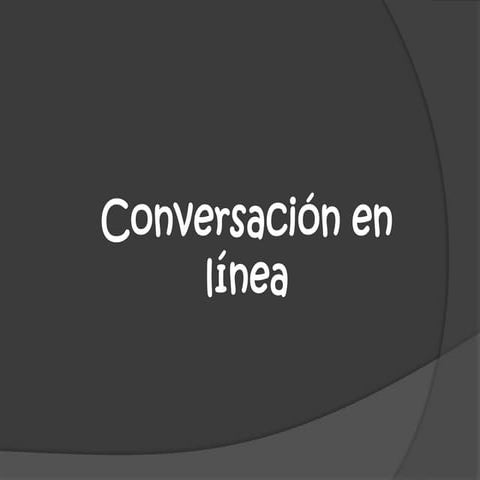 Conversación en línea