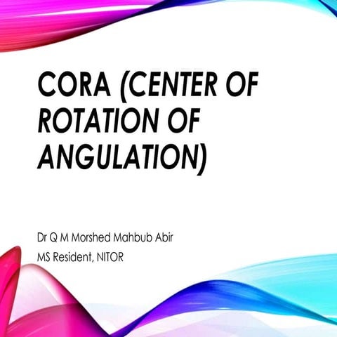 CORA (center of rotation of angulation)