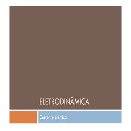 Corrente elétrica