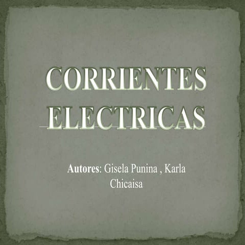 Corrientes electricas