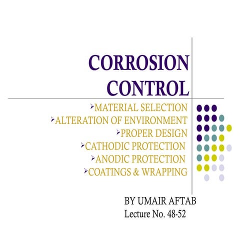 Corrosion control 
