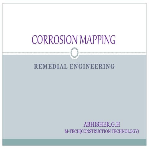 Corrosion mapping