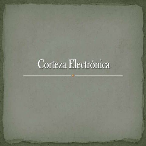 Corteza electrónica
