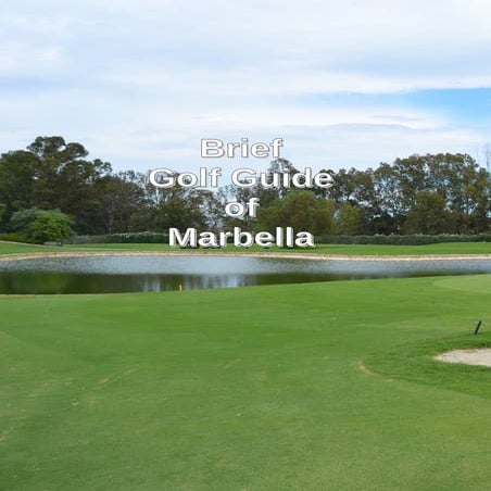 Costa del sol golf in Marbella and hotels