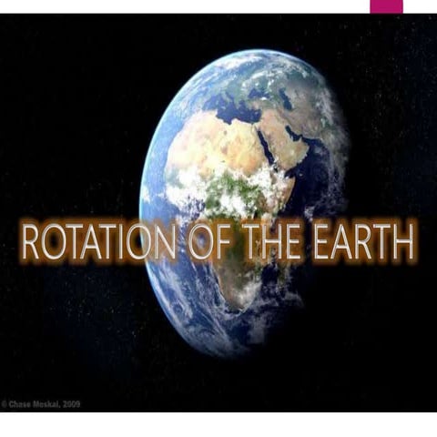 Earth's Rotation