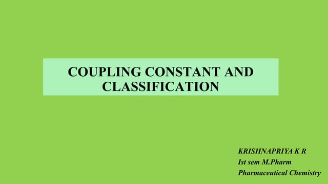 COUPLING CONSTANT.pptx