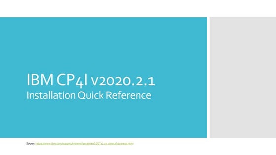 IBM Cloud Pak for Integration 2020.2.1 installation 