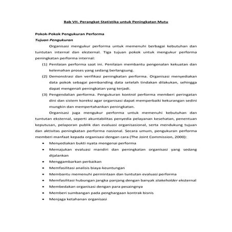 Chapter 7 Buku The Health care Quality Book