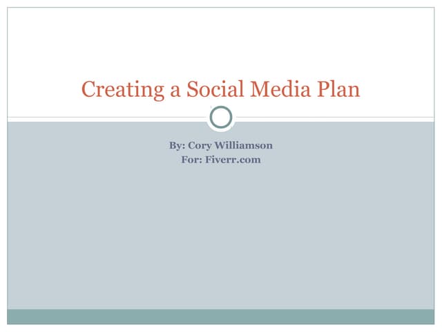 Creating a social_media_plan