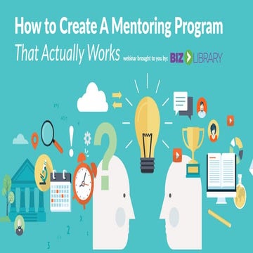 How to Create Mentoring Programs That Work | Webinar 05.26.15