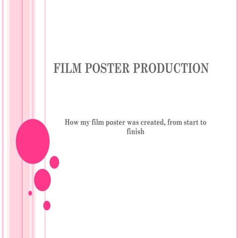 Creation of film poster