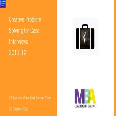 Creative Problem Solving   Practical Tools Final