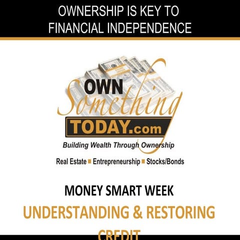 Understanding & Restoring Credit