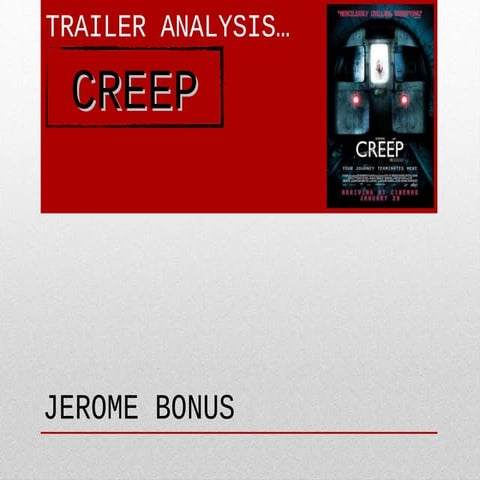 Creep trailer anaylsis