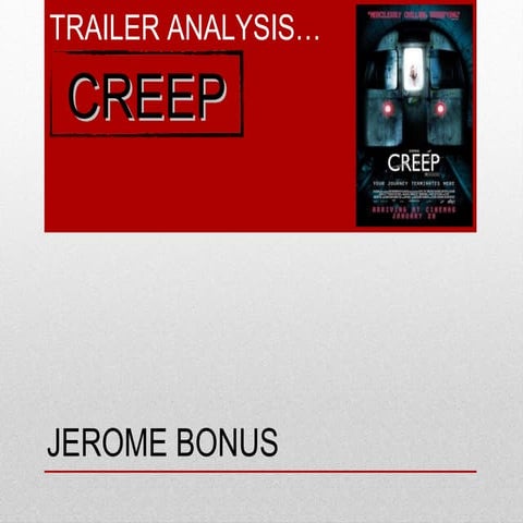 Creep trailer anaylsis.